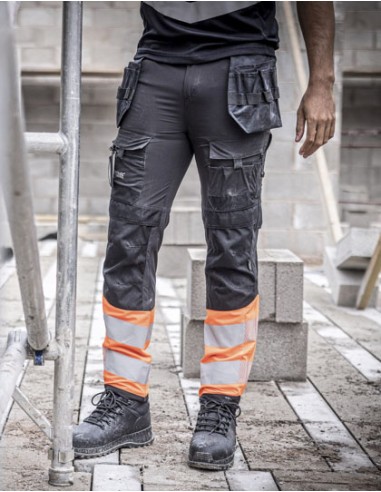 REG-TRJ480-Hi-Vis X-Pro Stretch Holster Trouser (Class 1)